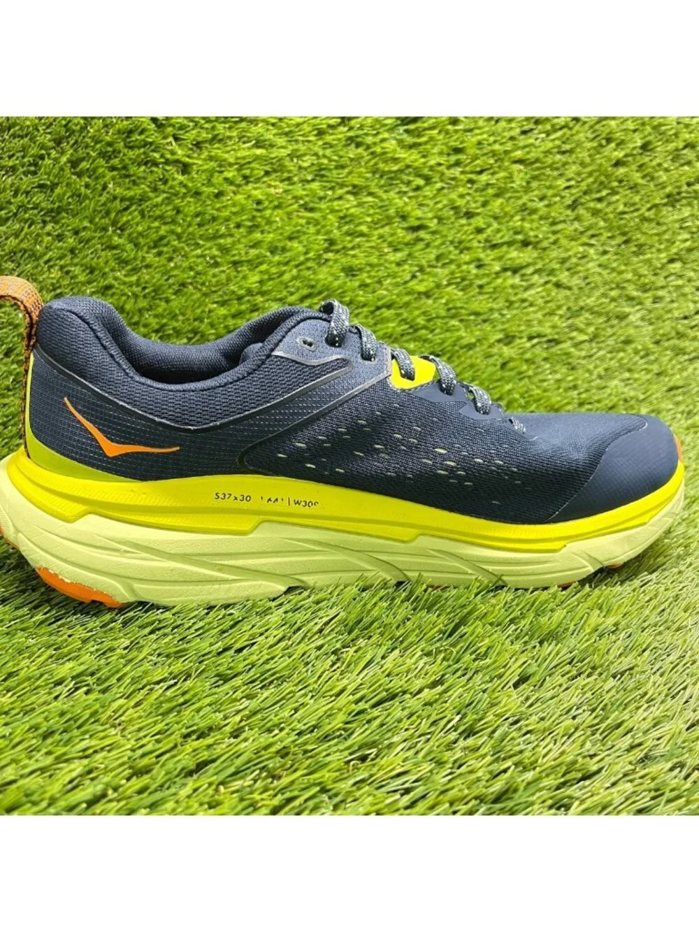 Hoka One One Challenger ATR 6 GTX Mens Size 9 Blue Yellow Running Shoes Sneakers